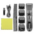 thumbnail image 1 of Cortapelos profesionales eléctricos para hombres, recortador de pelo de titanio, Kit de aseo inalámbrico, afeitado de barbero, cortador de barba, juego completo, 1 of 3