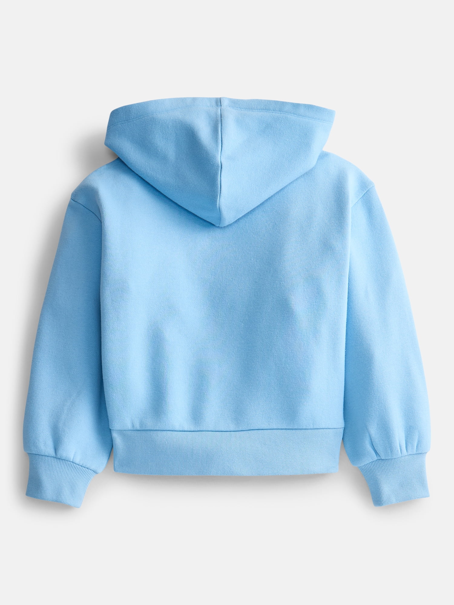 Wonder Nation Girls' Pullover Fleece Hoodie with Long Sleeves, Sizes 4-18 & Plus