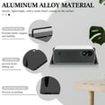 thumbnail image 3 of Projector Shelf Metal Floating Shelf for Projector Wall Mount Wifi Router Shelf Easy to Install Floating Projector Shelf for DVD Player Cable Box Smart Speaker, 3 of 8