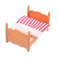 thumbnail image 1 of FRCOLOR bed model 1 Set DIY Mini House Mini Bed Mini Furniture Adornment Living Room Scene Layout Decor,3.74"X2.36"X1.97", 1 of 5