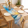 thumbnail image 3 of Ocean Sunrise Sunset Table Runner 36 Inches Long Beach Waves Sea Scenery Table Runners for Dining Room Tabletop Dresser Scarf Home Party Banquet Wedding Holiday Decoration, 3 of 9