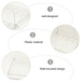 thumbnail image 5 of Clear Wall Mount Organizer Shelf for Home Use Strong Plastic Transparent Storage Solution, 5 of 9