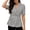 Gray, variant on Husipze 2026 Summer Women's Short Sleeve Blazer Jacket Breathable Open Front Lightweight Casual Loose Fit Work Office Cardigan Blazer Light Blue M