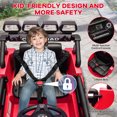 thumbnail image 3 of 12V Ride-On Truck with Remote Control - 2WD Battery-Powered Toy Car with Spring Suspension & LED Lights, 3 of 6