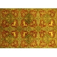 thumbnail image 1 of Ahgly Company Indoor Rectangle Oriental Yellow Industrial Area Rugs, 4' x 6', 1 of 4