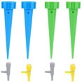 thumbnail image 1 of Plant Self Watering Spikes System 4pcs Adjustable Automatic Plant Watering Irrigation Device Flower Water Drip Spikes with Valve, 1 of 6
