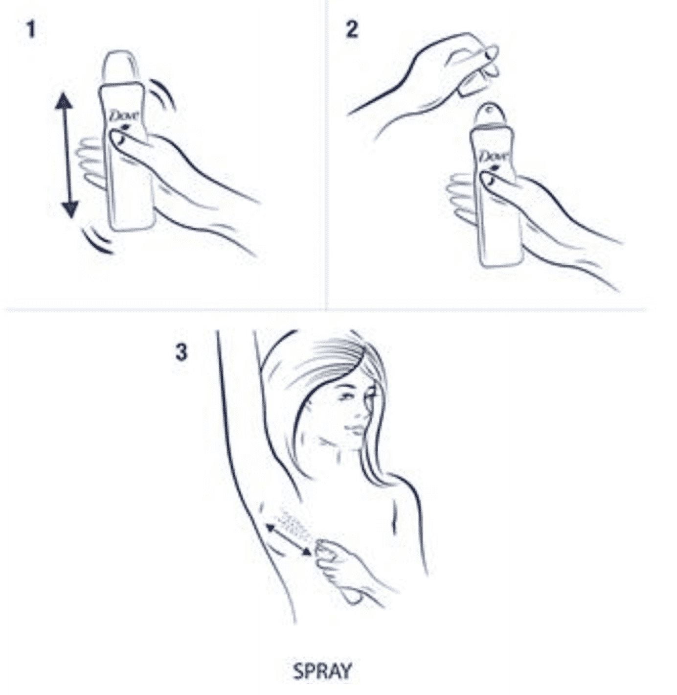 Dove Clear Finish Invisible Dry Spray Antiperspirant Deodorant, 3 Pk. /3.8 oz.