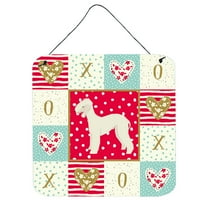 Bedlington Terrier Love Wall or Door Hanging Prints