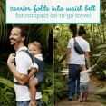 thumbnail image 5 of Infantino Fold & Go 2-in-1 Lightweight Carrier - Perfect for Quick Outings with Babies and Toddlers 12-40lbs, Gray, 5 of 13