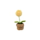 thumbnail image 4 of Ramo de Flores de Ganchillo Tejido a Mano perfecl Flores Artificiales de Ganchillo en Macetas para Adornos de Escritorio Rústicos Flor amarilla, 4 of 8