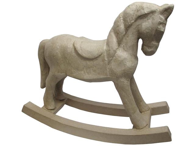 paper mache rocking horse