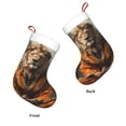 thumbnail image 3 of Honeii Jungle Meditating Lion for Christmas Stocking,Large Xmas Stocking,Holiday and Family Stocking for Fireplace Christmas Holiday Party Decoration, 3 of 7