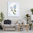 thumbnail image 3 of Stupell Industries Shabby Chic Blue Checkered Blooms Canvas Art, 36 x 48, by Lanie Loreth, 3 of 8