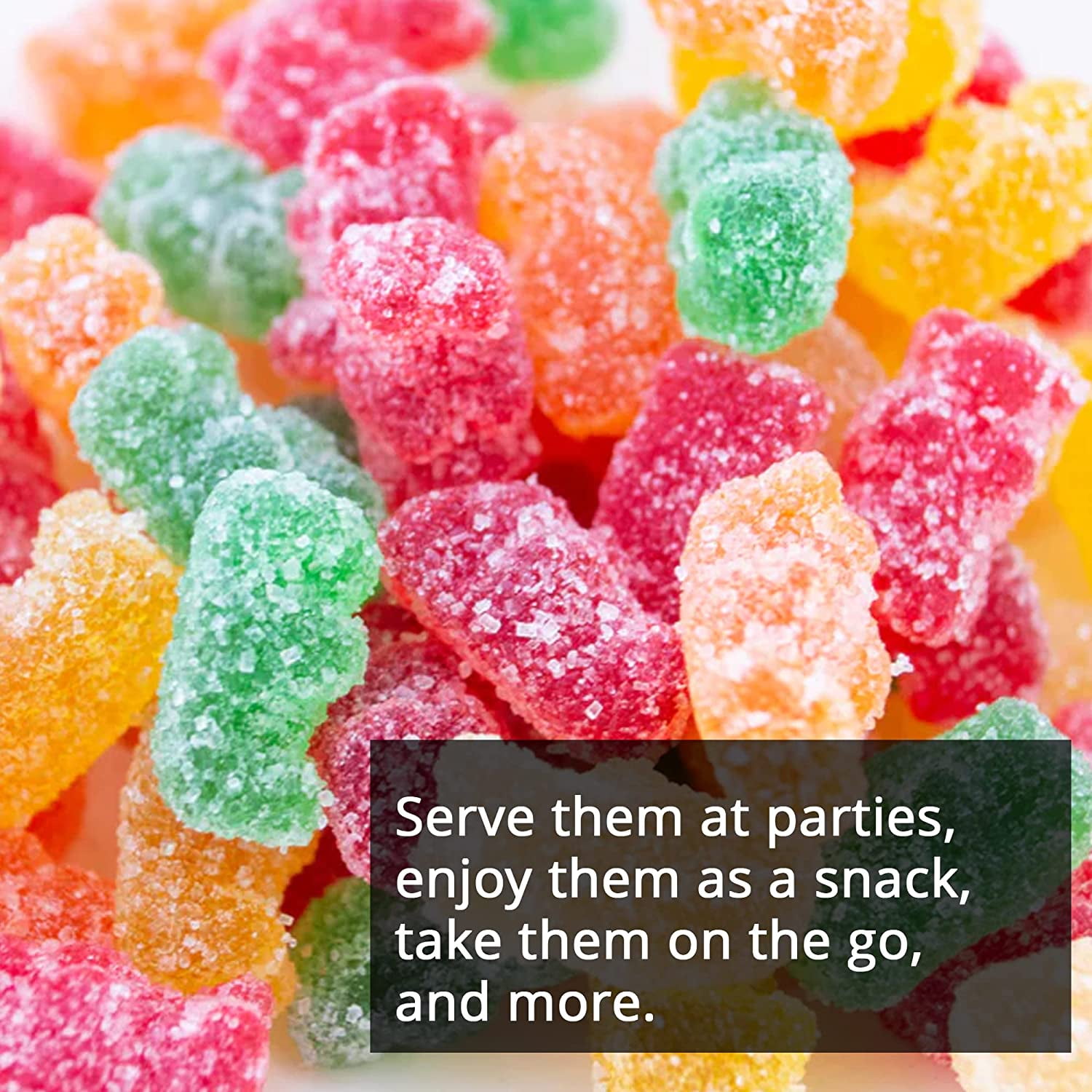 NY Spice Shop Jelly Bears Super Sour - 5 Pound - Jelly Candy