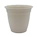thumbnail image 2 of The HC Companies Eclipse Round Planter with Saucer - Outdoor & Indoor Plant Pot with Drainage Holes - Lightweight, UV-Resistant Plastic Pots for Plants, Flowers & Herbs (12" Cottage Stone, Pack of 1), 2 of 5