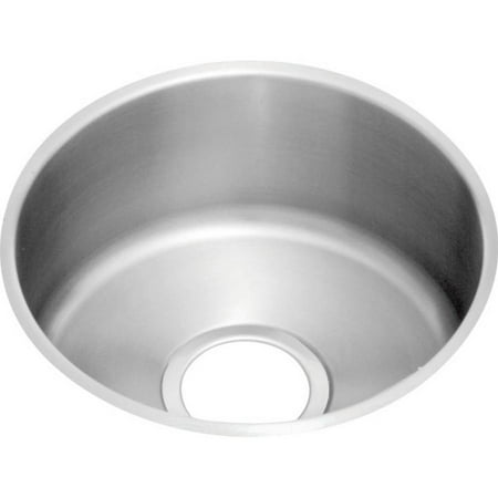 Elkay Lustertone Classic Stainless Steel 18-3/8" x 18-3/8" x 8", Single Bowl Undermount Sink