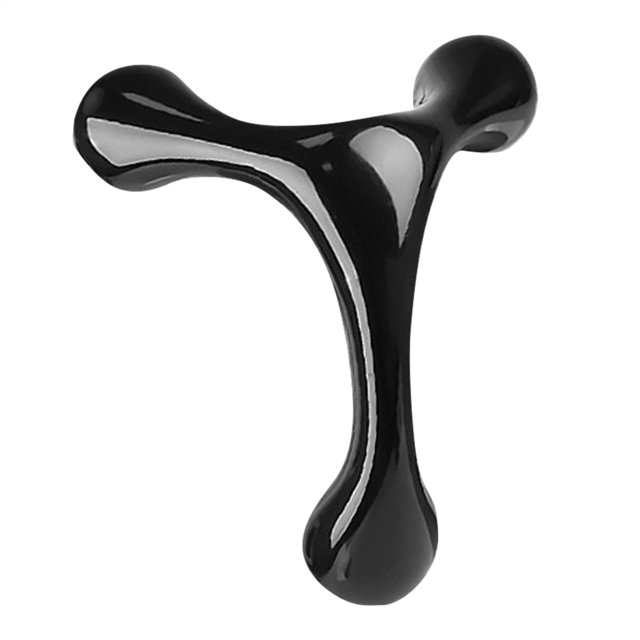 Masajeador de puntos gatillo triangular, de plástico, ligero, con empuñadura ergonómica, masaje de tejido profundo para aliviar la tensión muscular de espalda, cuello, hombros y pies