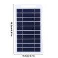 thumbnail image 5 of Cargador de batería impermeable del panel de la célula solar de 2W 5V para acampar mochilero que camina, 5 of 5