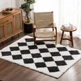 thumbnail image 5 of BoutiqueRugs Zahur Bohemian, Traditional Area Rug - Black, White - 5'3" x 7'3", 5 of 10