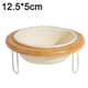 thumbnail image 2 of Cuenco de cerámica para gatos, base alta, cuenco para perros, protección de la columna cervical, altura ajustable, 2 of 5