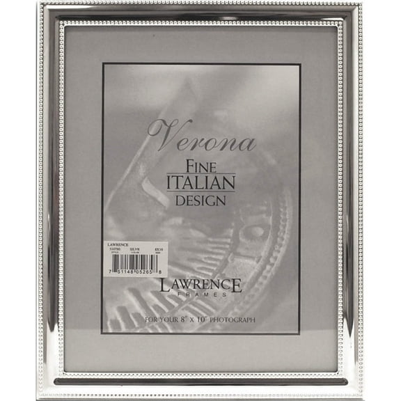 Fashion Silver-Plated Beaded Edge 8X10 Photo Frame Made In China gp5954