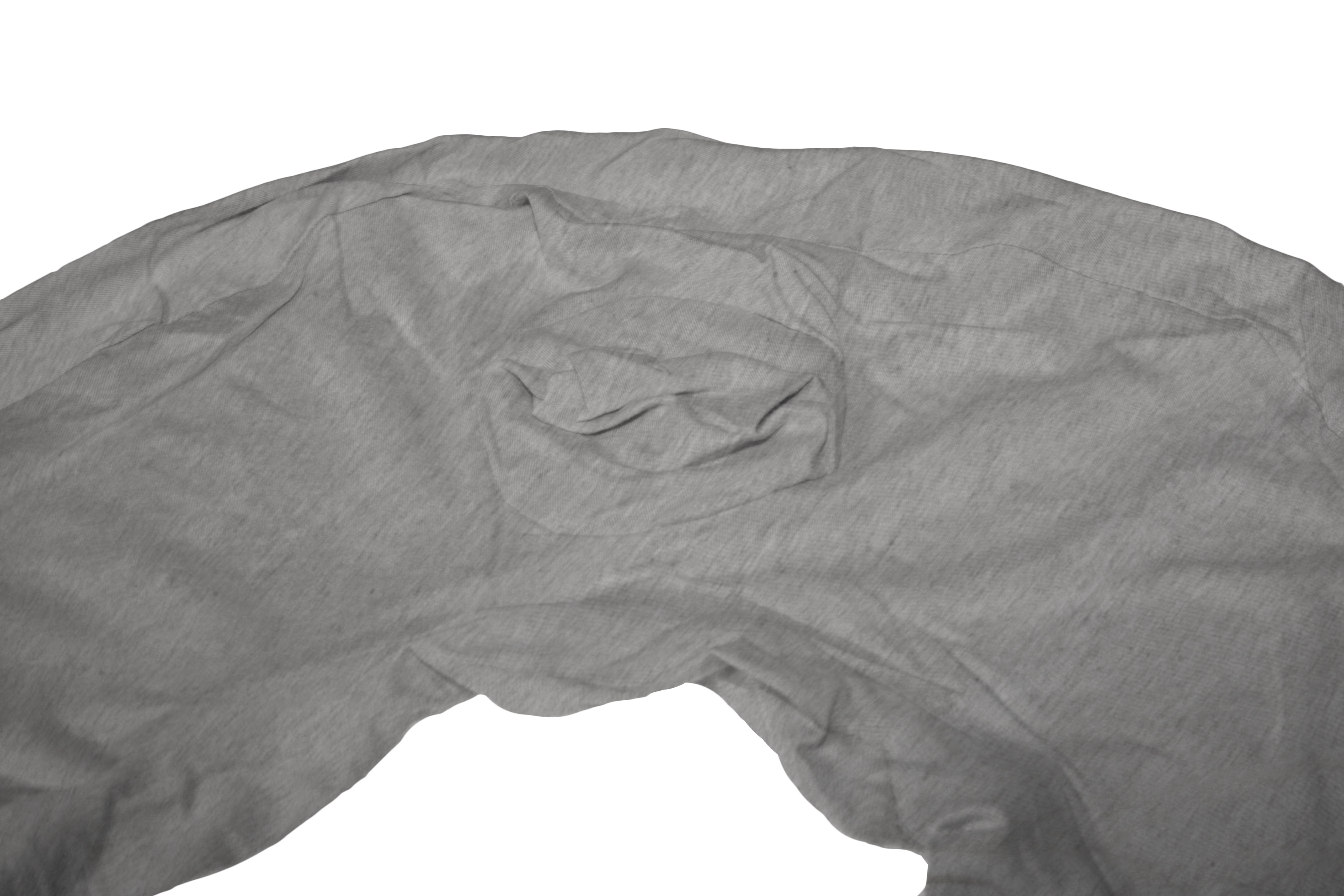 Allergen-Free Cover For Stress Free Side Sleeper Pillow - Soft Jersey Knit, Grey