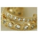 thumbnail image 4 of Doble oreja Clip Circonio Sparkling Ronda Huggie Ear Cuff Pendientes de oro para las mujeres Clip en Pendientes de cartílago 1PC, 4 of 8