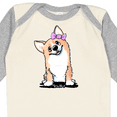 thumbnail image 4 of Inktastic Corgi Puppy Girl Boys or Girls Long Sleeve Baby Bodysuit, 4 of 5