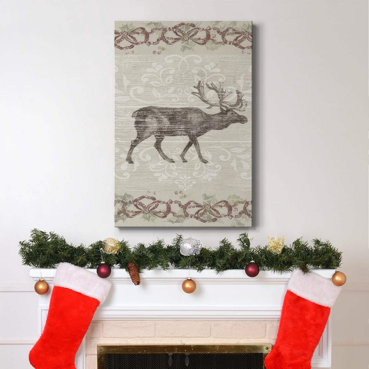 Cabin Christmas Collection B- Gallery Wrapped Canvas