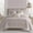 Blush, variant on Levtex Home - Adare Taupe Quilt Set - Full/Queen Quilt and Two Standard Shams - Bordered Floral - Taupe, Grey and Cream - Quilt (88x92in.) and Shams (20x26in.) - Reversible - Cotton