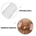 thumbnail image 5 of Grill Multi-function Mesh Campfire Grate Camping BBQ Net 304 Stainless Steel Grilling Vegetables Organizer Pouches, 5 of 6