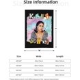 thumbnail image 4 of Kali Actress Uchis Flannel Blanket Air Conditioning Blanket Nap Blanket Sofa Throw Blanket Throw Blankets 50"X40", 4 of 6