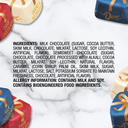 DOVE CHOCOLATE DOVE PROMISES CHOCOLATE CHRISTMAS CANDY VARIETY ASSORTMENT- 24 OZ BAG