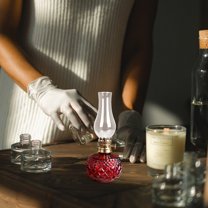 Glass Lamp Shade Replacement Oil Lamp Shade Oil Chimney Shade Kerosene Cover