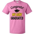 thumbnail image 3 of Inktastic Congrats My Aunt Graduated with Cap T-Shirt, 3 of 5