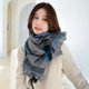 thumbnail image 4 of Bufandas de cuadros escoceses para mujer, chal de invierno con borlas de cachemira y cuadros grandes, bufandas de gran tamaño, bufandas cálidas y acogedoras para invierno y otoño, 4 of 6