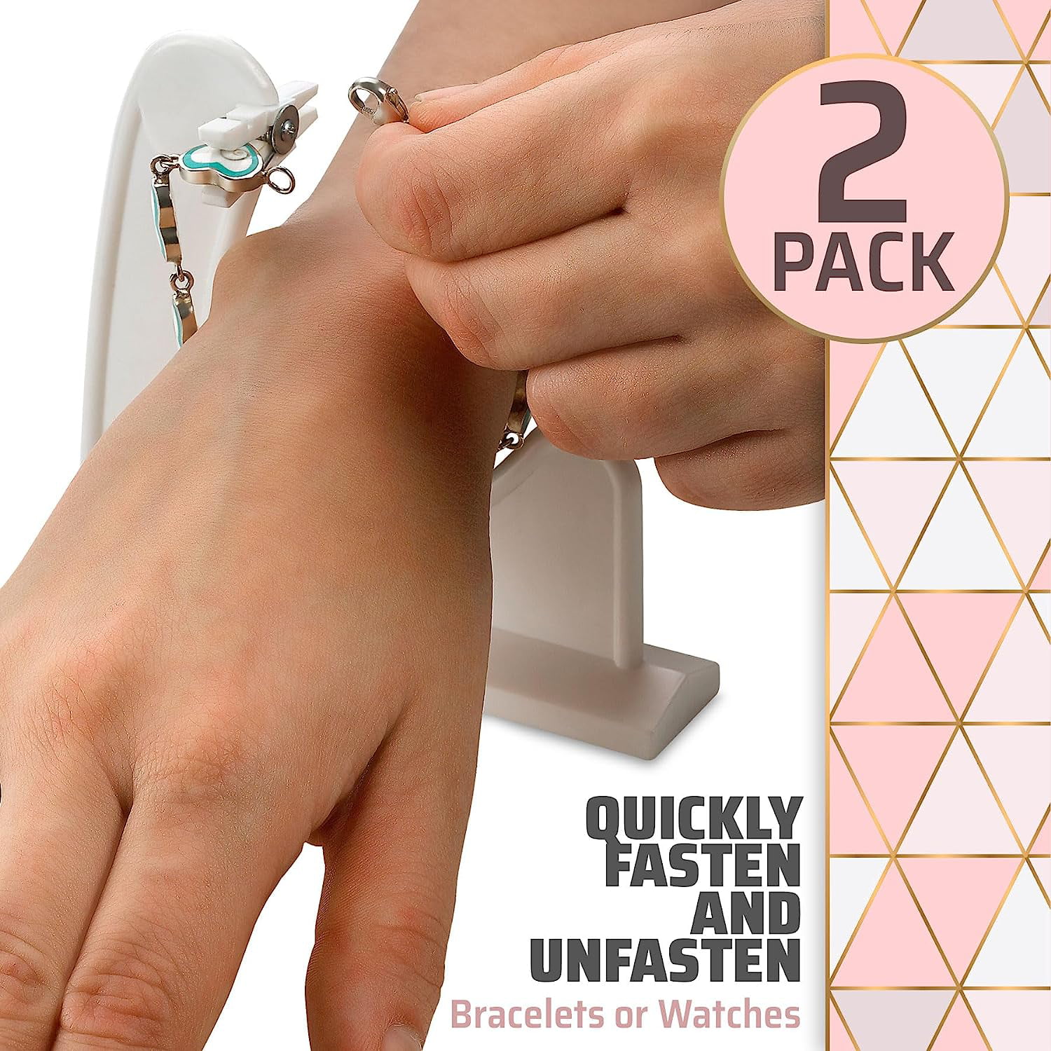  Medca Bracelet Buddy- Jewelry Helper Fastening Aid to Quickly  Fasten and Unfasten Bracelets or Watches : Health & Household