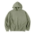 thumbnail image 4 of Chbgutlmr Hoodies for Men Long Sleeve Cropped Pullover Fall Loose Casual Plain Basic Workout Athletic Sweatshirts, 4 of 8