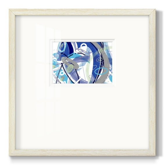 Blue FlowPremium Framed Print