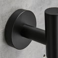 thumbnail image 3 of 4 Uds. Ganchos para toallas de baño, soporte para bata, soporte de pared, ganchos de pared resistentes, gancho para abrigos de acero inoxidable, puerta de armario para Baño, 3 of 5