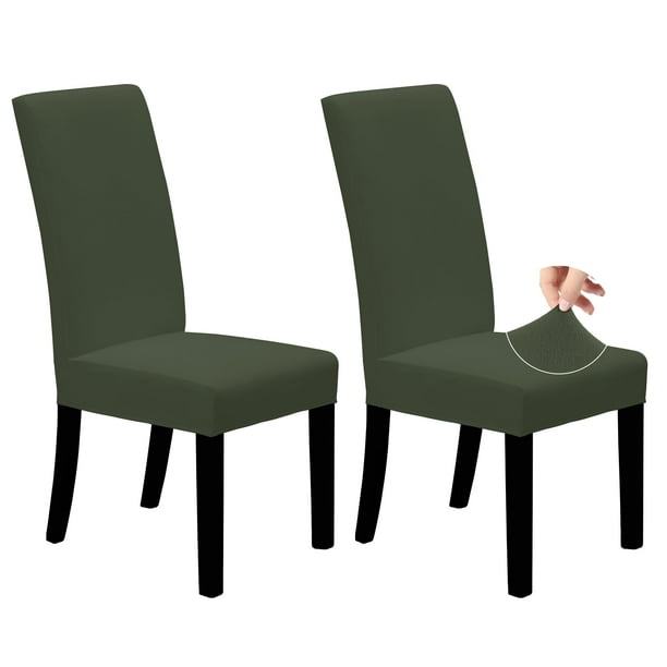 Juego de 2 fundas elásticas para sillas de comedor
