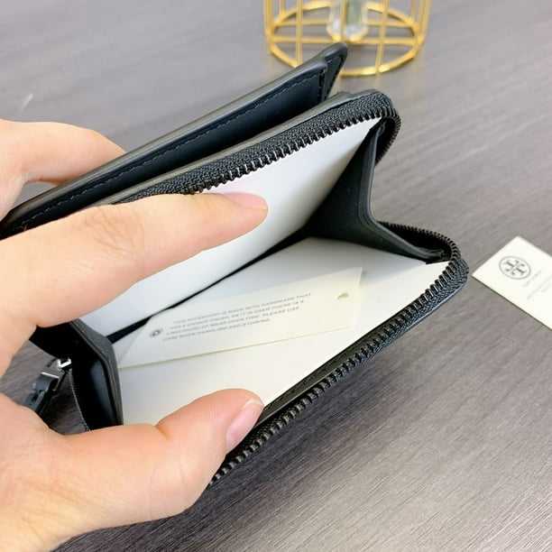 Tory Burch 149653 BRITTEN Matte Black PU BiFold Bi Fold