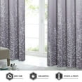 thumbnail image 3 of NICETOWN Ombre Blackout Curtains for Bedroom Room Darkening Grommet Energy Efficiency Drapes Summer Window Treatment, White and Gray, 52 x 84 inch, 2 Panels, 3 of 8