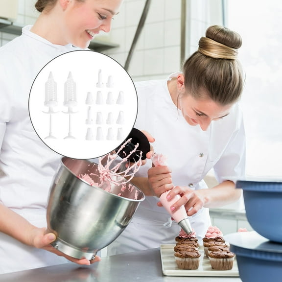 WHAMVOX 16 Pcs/2 Cake Making Kit Bake Floral Suit Biscuit Maker