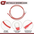 thumbnail image 5 of 105cm 12 AWG Battery Inverter Cable 3/8" Battery Cable Tinned Copper Red OT Type 1 Pc, 5 of 7