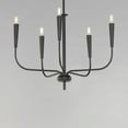 thumbnail image 2 of 24815BK Maxim Lighting Vela - 5 Light Chandelier-18.25 Inches Tall and 24 Inches Wide-Black Finish    -Traditional Installation, 2 of 5
