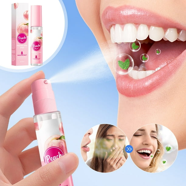 Spray bucal de menta fresca de 18 ml. Aliento fresco. Elimina el mal aliento. Spray bucal de papel.