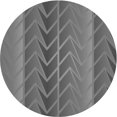 thumbnail image 1 of Ahgly Company Tapis d'Intérieur Lavable en Machine Rond Gris Transitionnel, 5 Pieds Rond, 1 of 7