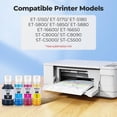 thumbnail image 2 of Botellas de recarga de tinta Topcolor 542 para ET-5150 ET-5170 ET-5850, 2 of 8