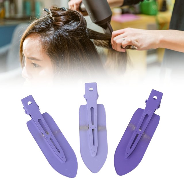 Pinzas para el pelo sin arrugas con forma de hojas esquinas redondas pinzas para rizos de pelo de aleación para Cosplay ANGGREK Otros